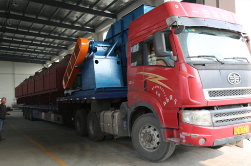 噴漆室有機廢氣治理工程今日出貨！