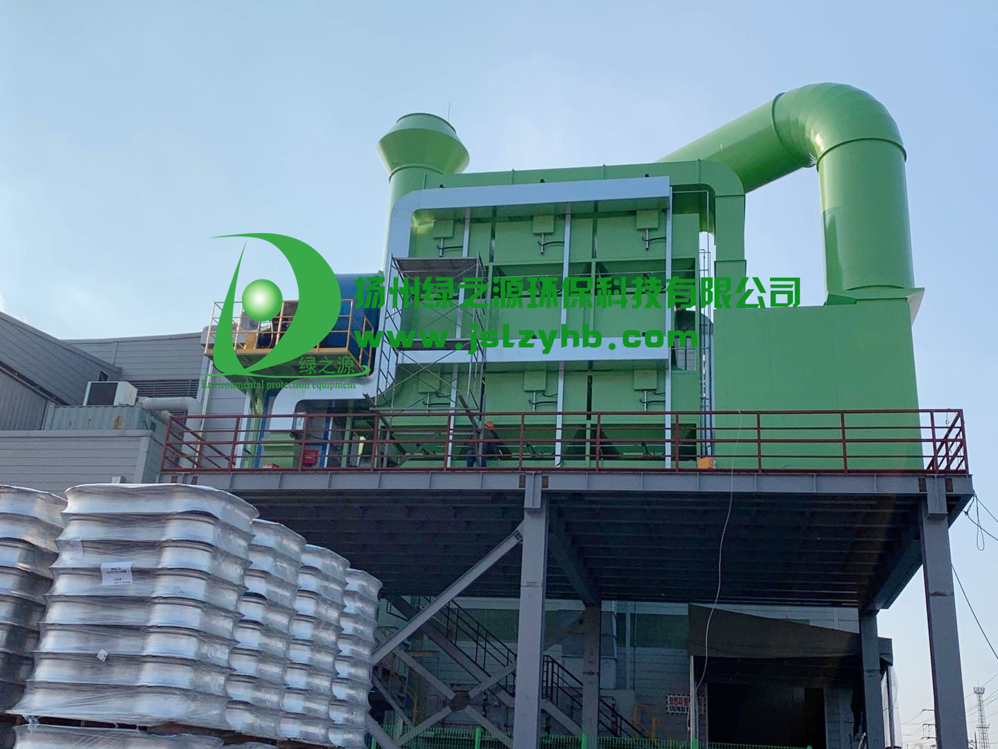 韓國(guó)10W風(fēng)量活性炭吸附·催化燃燒裝置